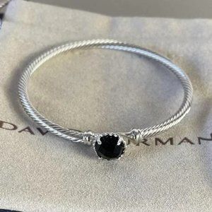 3mm David Yurman Black Onyx Bracelet